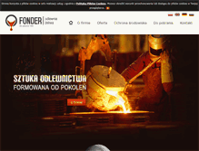Tablet Screenshot of fonder.com.pl